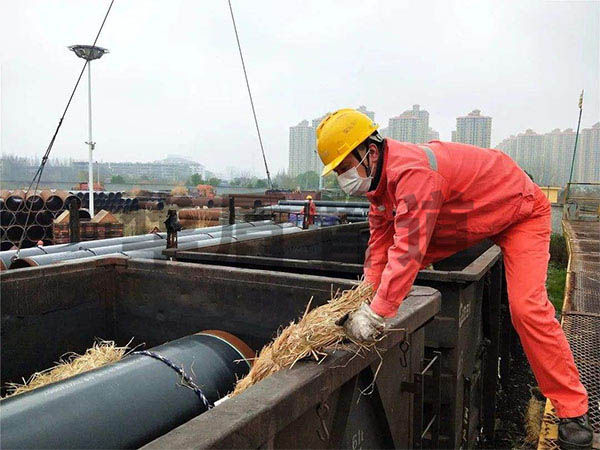 郑州某工程建设有限公司与我公司签署外3PE内环氧粉末防腐钢管供应合同